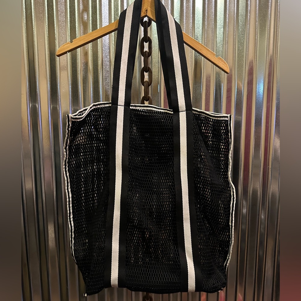 Mossimo Supply Co. Black and White Mesh Tote